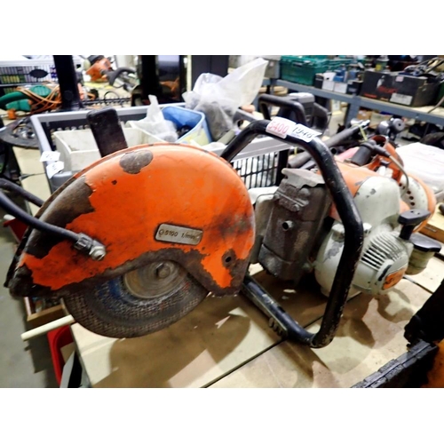 1948 - Stihl TS350 concrete cutter, working at lotting up. All electrical items in this lot have been PAT t... 