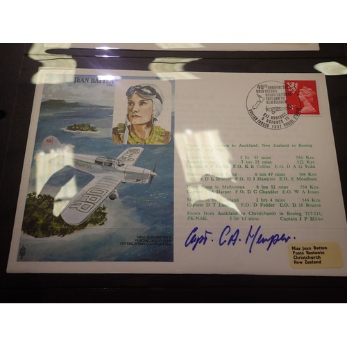 339 - 1960s/70s/80s RAF covers collection signed and unsigned in seven Hagner albums, approximately 315 co... 