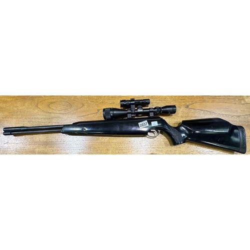 2037 - Air Arms TX200 .22 with Hawke scope and ultra fire gun light. UK P&P Group 2 (£20+VAT for the first ... 