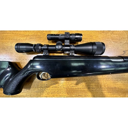 2037 - Air Arms TX200 .22 with Hawke scope and ultra fire gun light. UK P&P Group 2 (£20+VAT for the first ... 