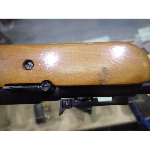 2037A - BSA airsporter .22, air rifle. Scratches/knocks to stock throughout, trigger new, barrel has some co... 