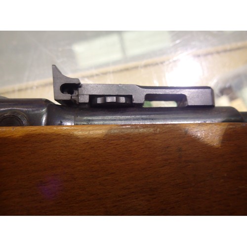 2037A - BSA airsporter .22, air rifle. Scratches/knocks to stock throughout, trigger new, barrel has some co... 