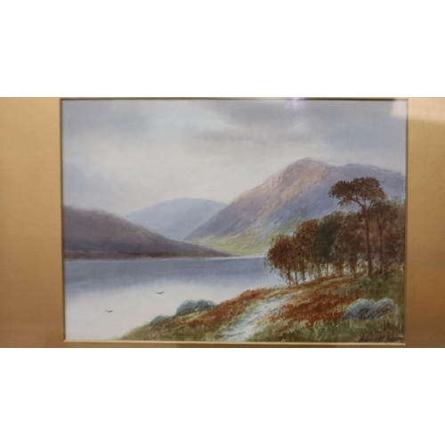 2055 - Annie M Parsons (19th/20th century): a pair of watercolours, lakeland scenes, with a further gouache... 