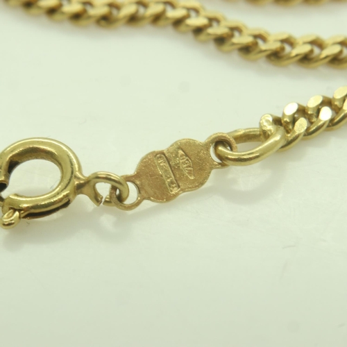 20 - An 18ct curb-link neck chain, L: 60 cm, 20.9g. UK P&P Group 0 (£6+VAT for the first lot and £1+VAT f... 