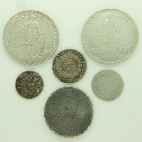 143 - William III and later silver coins (6). UK P&P Group 0 (£6+VAT for the first lot and £1+VAT for subs... 