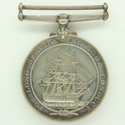 157 - George V Naval LSGC, name erased and indistinct. UK P&P Group 0 (£6+VAT for the first lot and £1+VAT... 