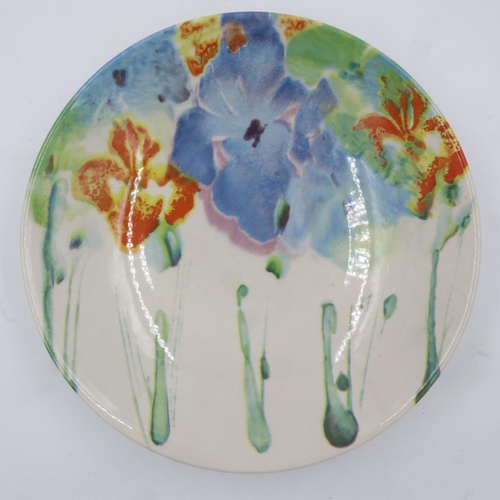 169 - Poole Pottery large charger, D: 34 cm. Not available for in-house P&P