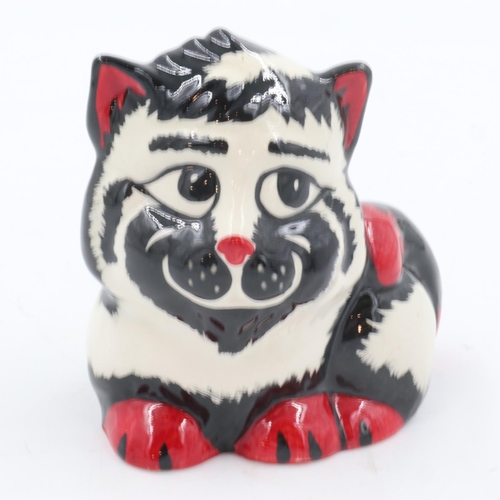 188 - Lorna Bailey cat, Frizzle, no cracks or chips, H: 12 cm. UK P&P Group 1 (£16+VAT for the first lot a... 