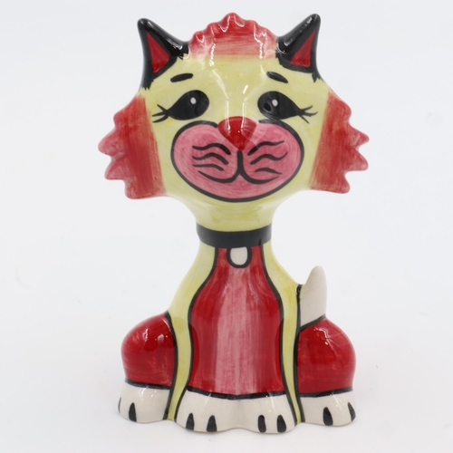 194 - Lorna Bailey cat, Sheba, no cracks or chips, H: 12 cm. UK P&P Group 1 (£16+VAT for the first lot and... 