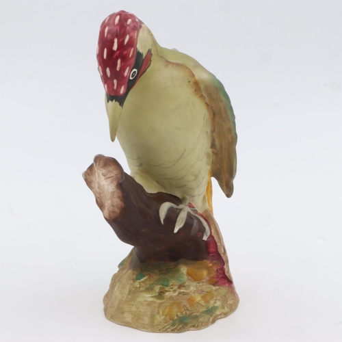 202 - Beswick matte green woodpecker, No. 1218, H: 22 cm. UK P&P Group 2 (£20+VAT for the first lot and £4... 