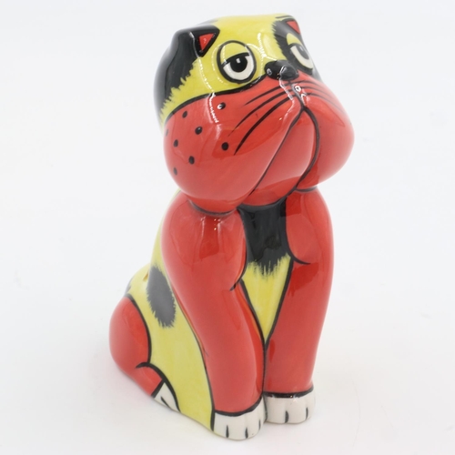 217 - Lorna Bailey bulldog, Butch, signed in blue, H: 11 cm, no chips cracks or visible damages. UK P&P Gr... 