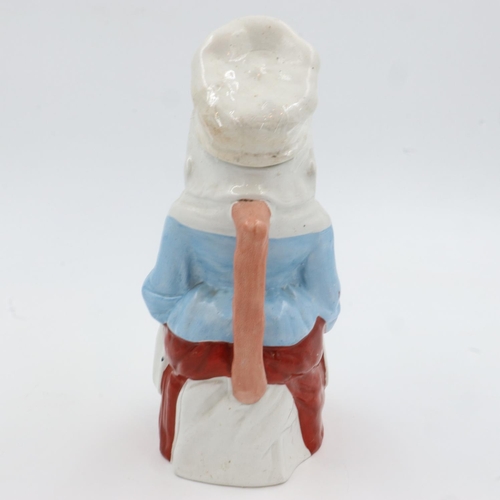 218 - Staffordshire figurine, Judy, no cracks or chips, H: 32 cm. UK P&P Group 2 (£20+VAT for the first lo... 