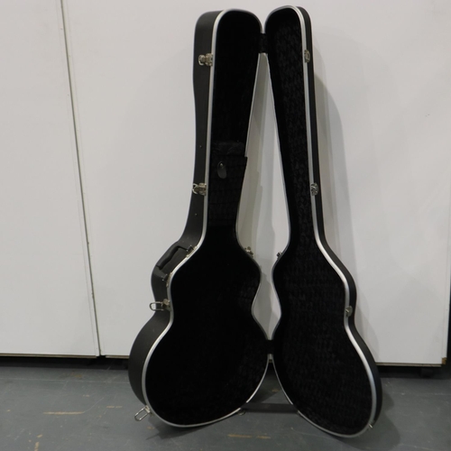 278 - Kinsman hard guitar case. Not available for in-house P&P