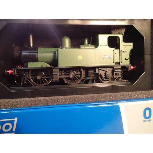 2011 - Dapol O gauge, 75-006-002, class 48XX, GWR green, 4871, near mint, storage wear to box. UK P&P Group... 
