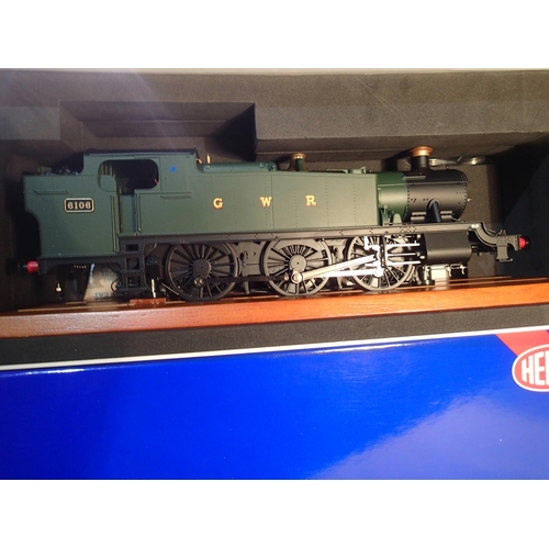 2014 - Heljan O gauge 6101, 2.6.2 tank, large Prairie, GWR green, 6106, near mint, storage wear to box. UK ... 
