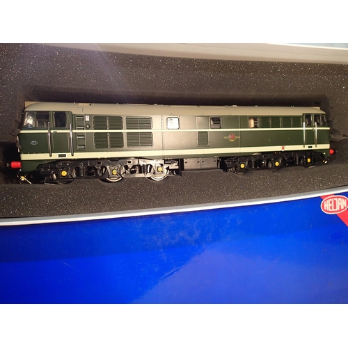 2017 - Heljan O gauge 31001, class 31 diesel, green, late crest, un-numbered, excellent condition, no paper... 