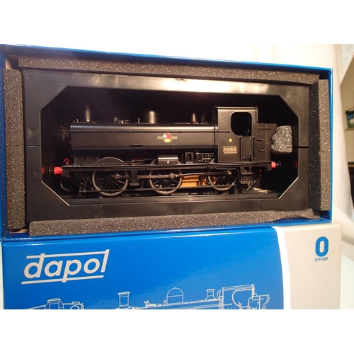 2021 - Dapol 75-007-007 O gauge, class 57XX, Pannier tank, black, 9669, late crest, near mint, storage wear... 