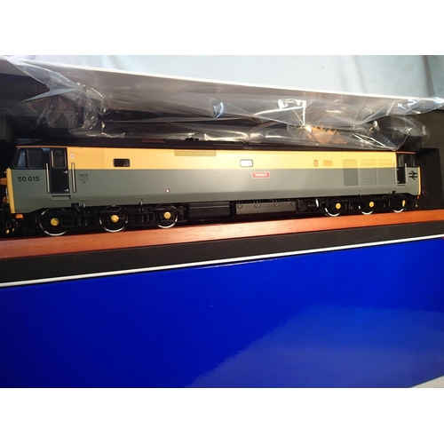 2032 - Heljan O gauge, 4027, class 50 diesel, 50015, Valiant, Dutch livery, as new/boxed, Hattons exclusive... 