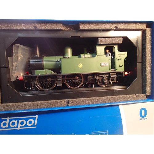 2050 - Dapol O gauge, 75-006-051, class 58XX, GWR green, 5809, excellent condition, storage wear to box. UK... 