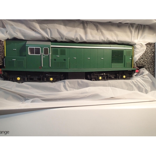 2061 - Little Loco Company O gauge class 15 diesel, green, un-numbered, sound fitted, boxed as new. UK P&P ... 