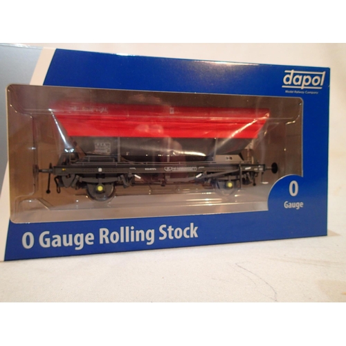 2073 - Dapol O gauge HEA Hopper, BR rail freight red/grey, No. 360060, near mint, storage wear to box. UK P... 