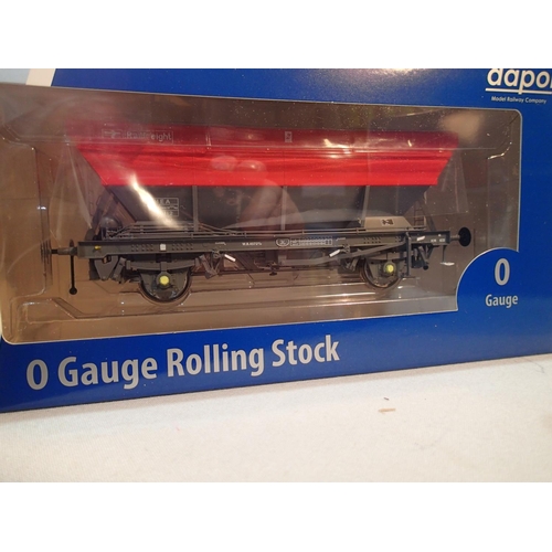 2078 - Dapol O gauge HEA Hopper, BR rail freight red/grey, No. 360112, near mint, storage wear to box. UK P... 