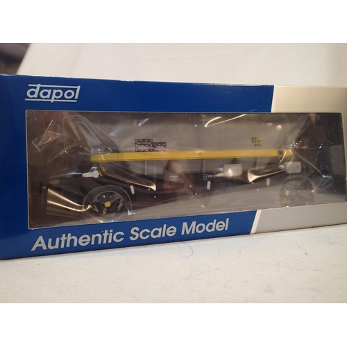 2097 - Dapol O gauge 7F-048-Tow 4 MGR-HAA, yellow cradle coal wagon, No. 356844, near mint, storage wear to... 