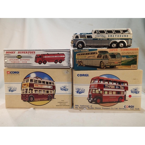 2126 - Four boxed transport toys, including Dinky. UK P&P Group 2 (£20+VAT for the first lot and £4+VAT for... 