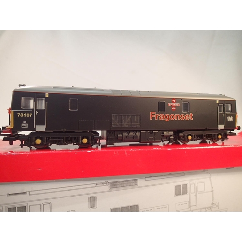 2166 - Hornby R2518, class 73 diesel, 73107, Spitfire, Fragonset livery, excellent condition, no paperwork,... 