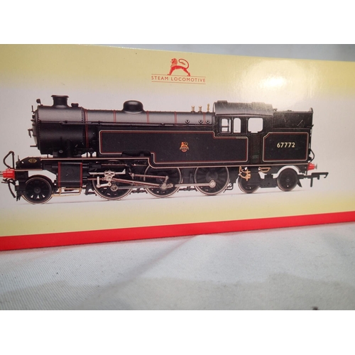 2168 - Hornby R2913X, Thompson L1 class, 67772, black, early crest, DCC fitted, near mint condition, boxed.... 