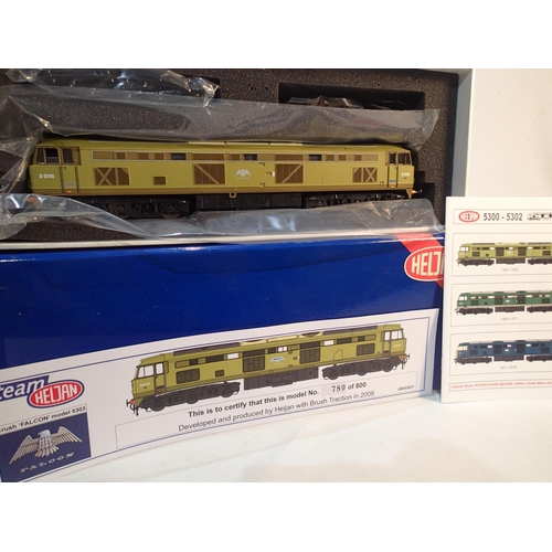 2213 - Heljan OO scale 53031, Falcon, D0280, lime green, limited edition 780/800, near mint condition, boxe... 