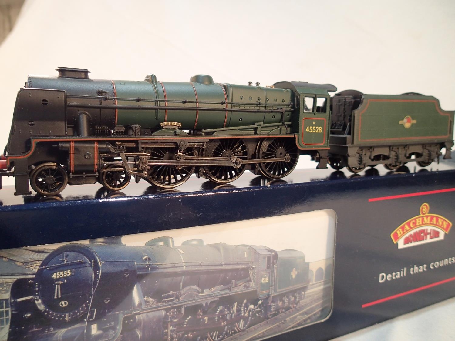 Bachmann Rebuilt Patriot R E M E Green Early Crest Excellent Condition Box With