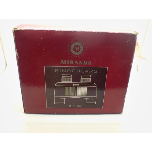1139 - Boxed Miranda 8x32 binoculars. UK P&P Group 1 (£16+VAT for the first lot and £2+VAT for subsequent l... 