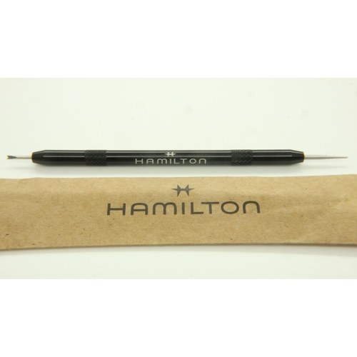 79 - HAMILTON: wristwatch screw driver in paper sleeve. UK P&P Group 1 (£16+VAT for the first lot and £2+... 
