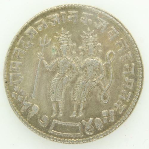 135 - Hindu ramatanka temple token - a safekeeping talisman. UK P&P Group 0 (£6+VAT for the first lot and ... 