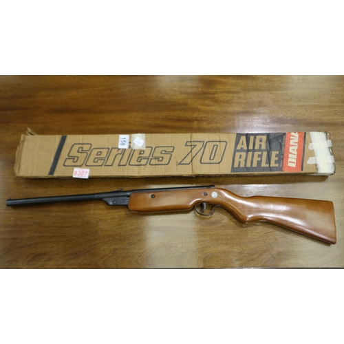158 - Diana series 70 .77 air rifle, boxed. UK P&P Group 2 (£20+VAT for the first lot and £4+VAT for subse... 