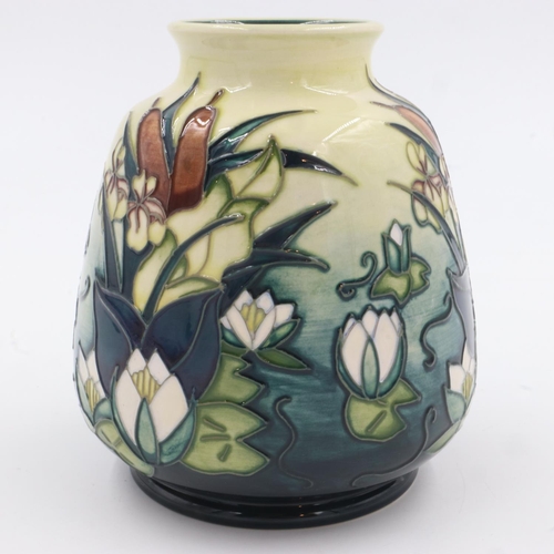 169 - Rachel Bishop designed Moorcroft vase in the Lamia pattern, initialled and dated, no cracks or chips... 