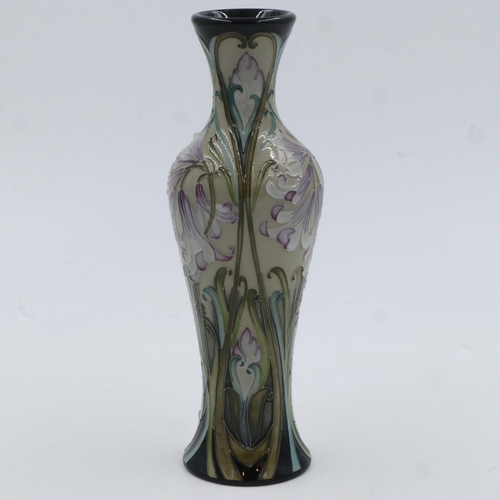 173 - Kerry Goodwin for Moorcroft vase in the Florian Forever pattern, no cracks or chips, H: 26 cm, boxed... 