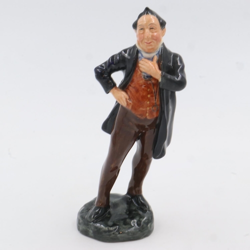 198 - Royal Doulton figurine, Pecksniff HN 2098, no cracks or chips, H: 19 cm. UK P&P Group 1 (£16+VAT for... 