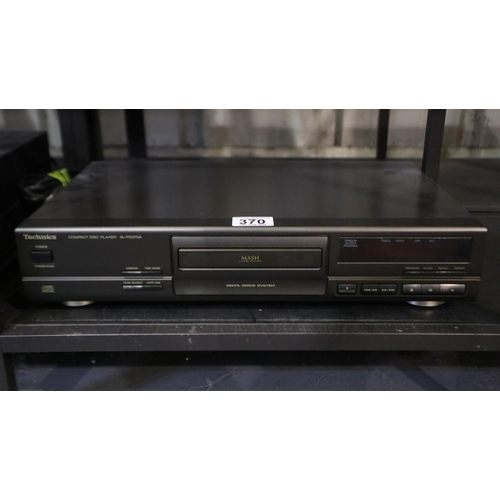 370 - Technics CD player SL-PG370A. Not available for in-house P&P