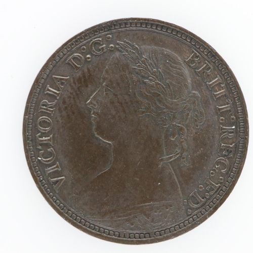 2051 - 1878 farthing of Queen Victoria. UK P&P Group 0 (£6+VAT for the first lot and £1+VAT for subsequent ... 