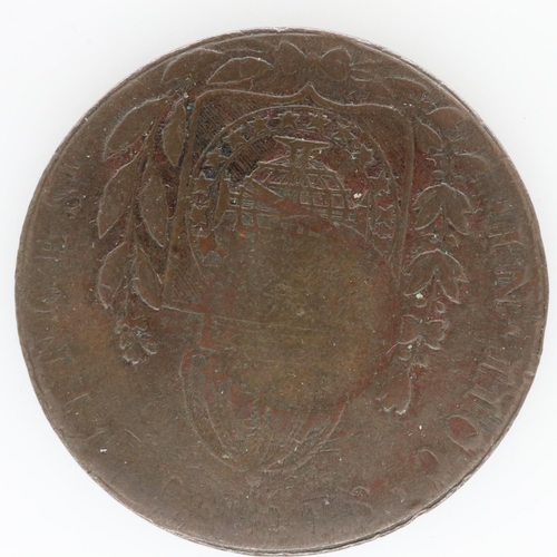 2100 - 1828 40 Reis of Brazil with counterstamp - aVF. UK P&P Group 0 (£6+VAT for the first lot and £1+VAT ... 