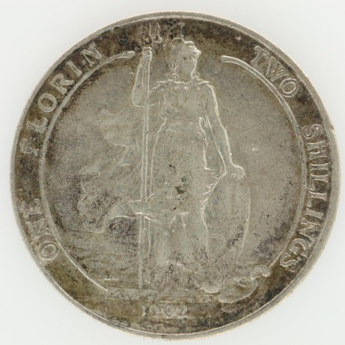 2131 - 1902 silver florin of Edward VII. UK P&P Group 0 (£6+VAT for the first lot and £1+VAT for subsequent... 