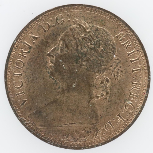 2047 - 1886 farthing of Queen Victoria. UK P&P Group 0 (£6+VAT for the first lot and £1+VAT for subsequent ... 