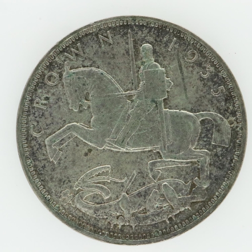 2152 - 1935 silver crown of George V. UK P&P Group 0 (£6+VAT for the first lot and £1+VAT for subsequent lo... 