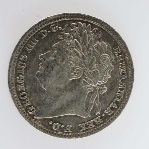 2204 - 1826 silver Maundy penny of George IV - aEF. UK P&P Group 0 (£6+VAT for the first lot and £1+VAT for... 