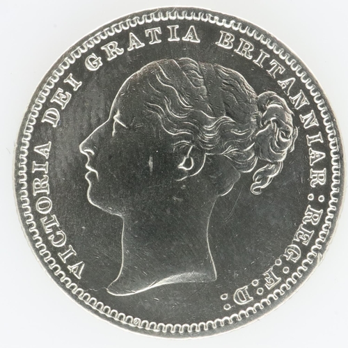 2208 - 1883 silver shilling of Queen Victoria - EF. UK P&P Group 0 (£6+VAT for the first lot and £1+VAT for... 