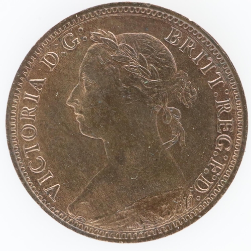 2212 - 1886 farthing of Queen Victoria. UK P&P Group 0 (£6+VAT for the first lot and £1+VAT for subsequent ... 