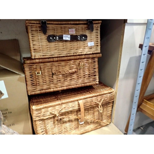 1014 - Fortnum and Mason picnic basket and two others. Not available for in-house P&P