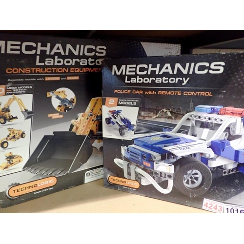1016 - Two Science Museum laboratory self build kits, unopened packs. Not available for in-house P&P